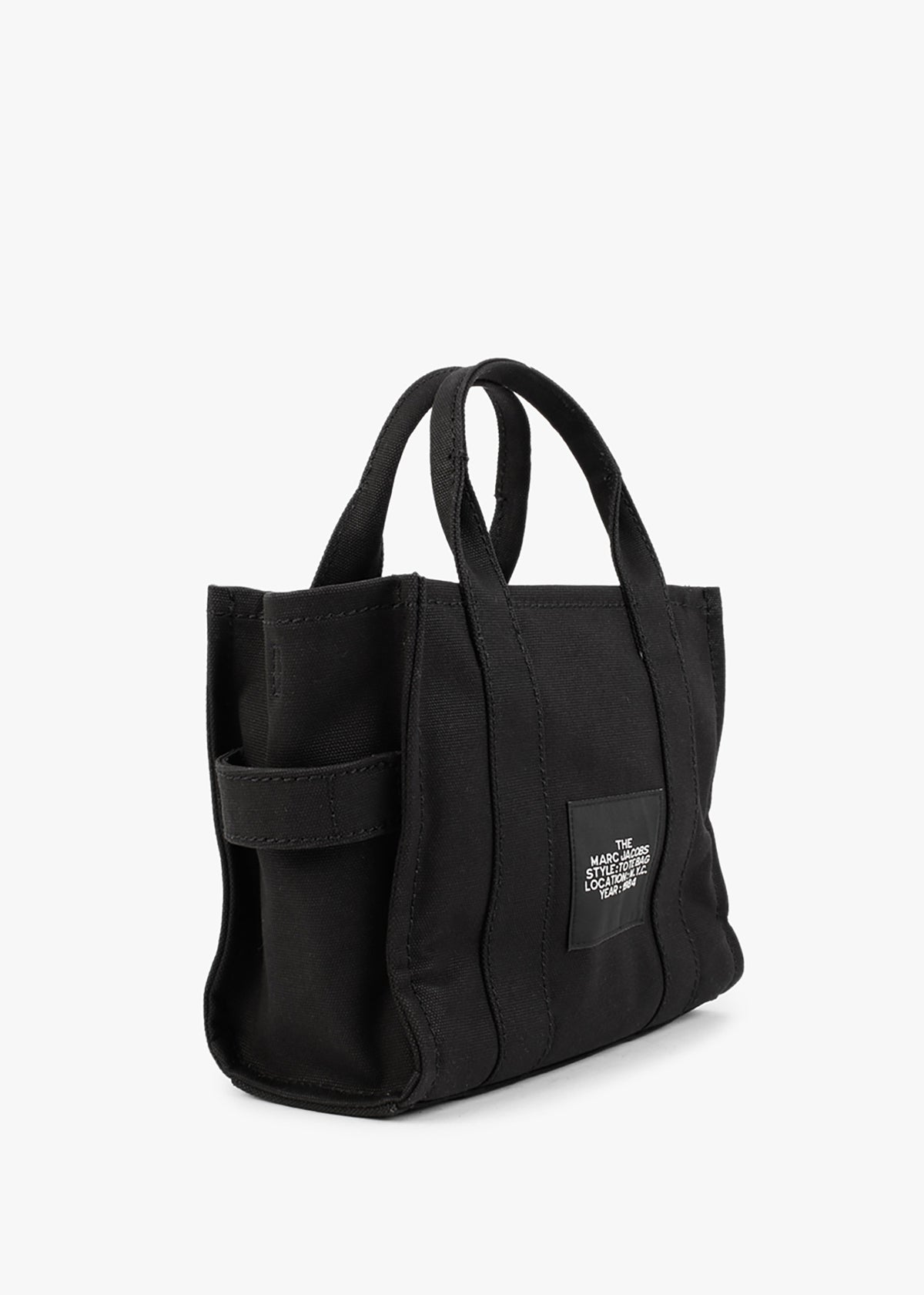 The Small Black Canvas Tote Bag