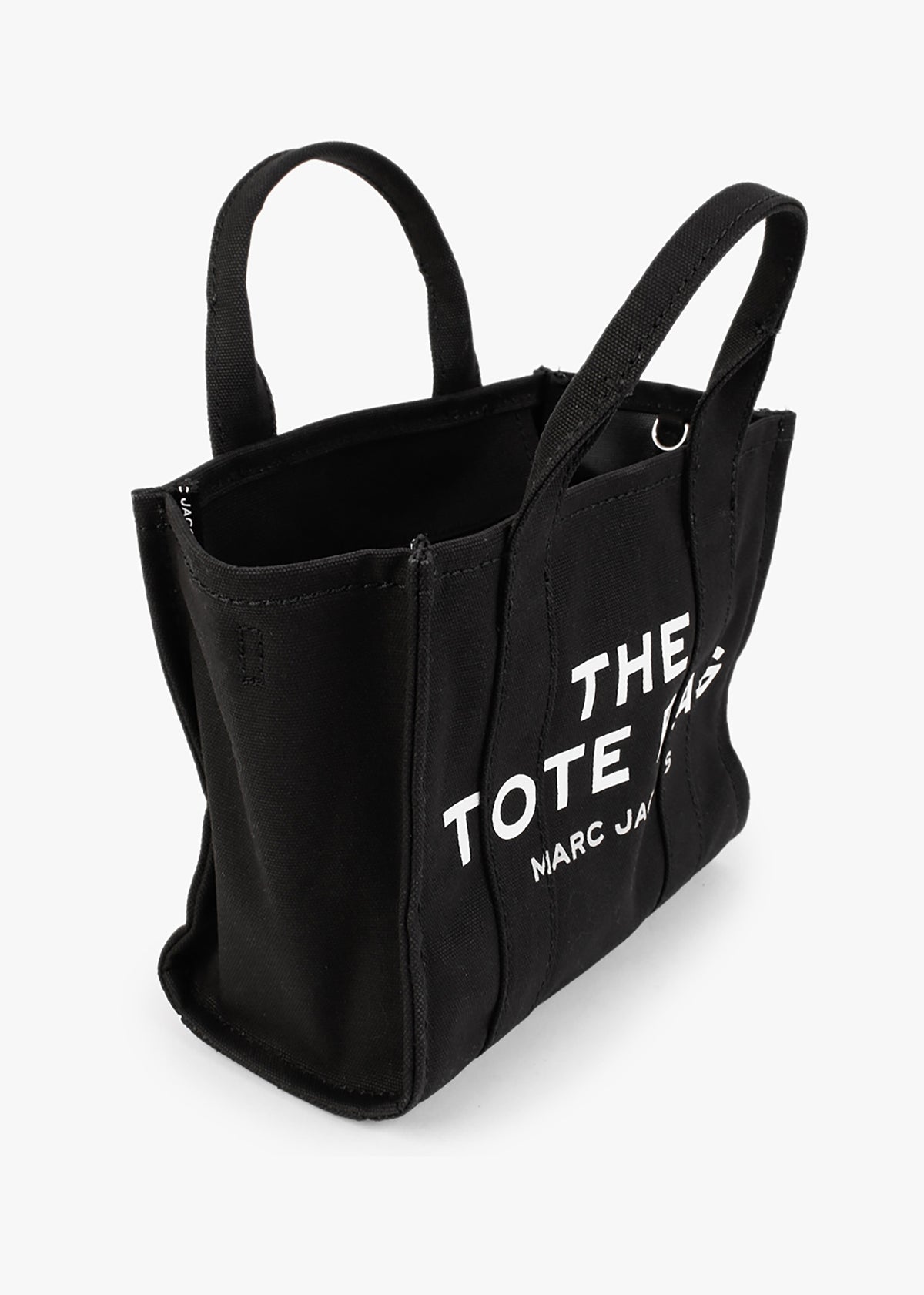 The Small Black Canvas Tote Bag