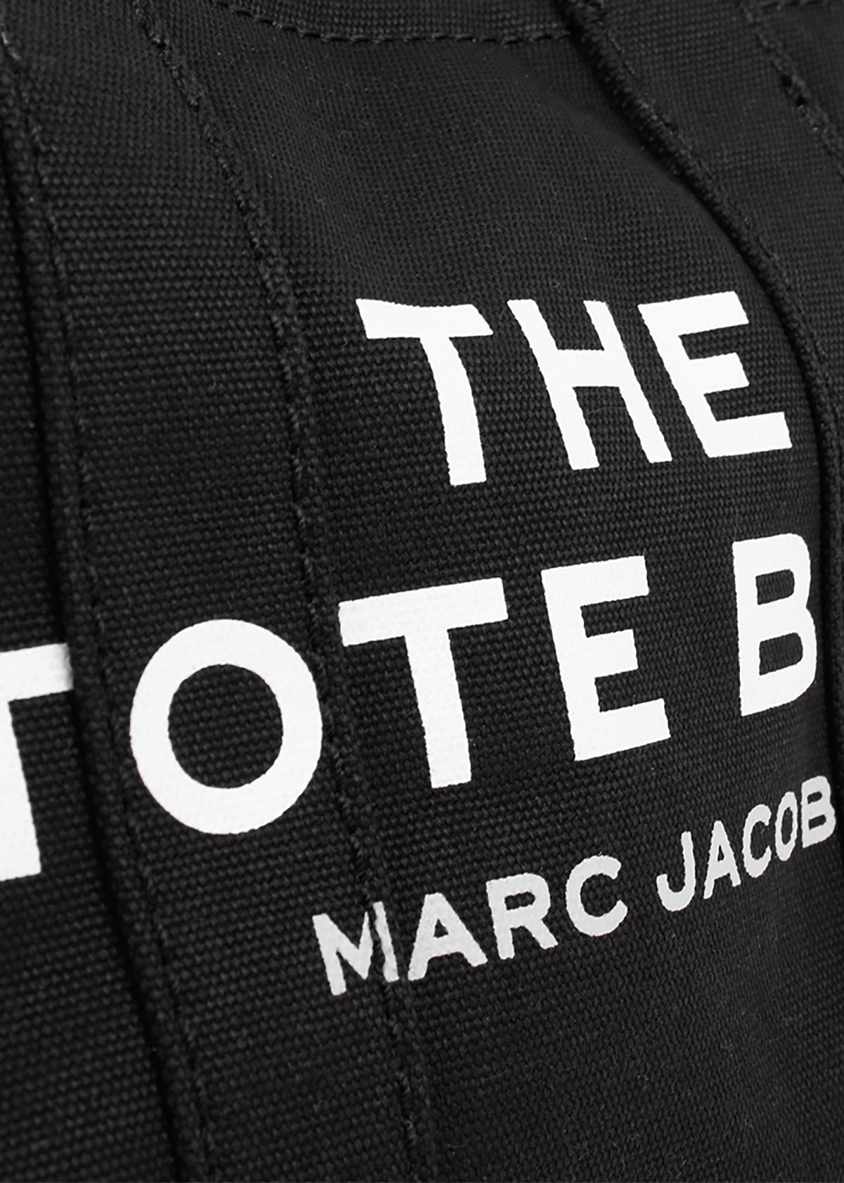 The Small Black Canvas Tote Bag