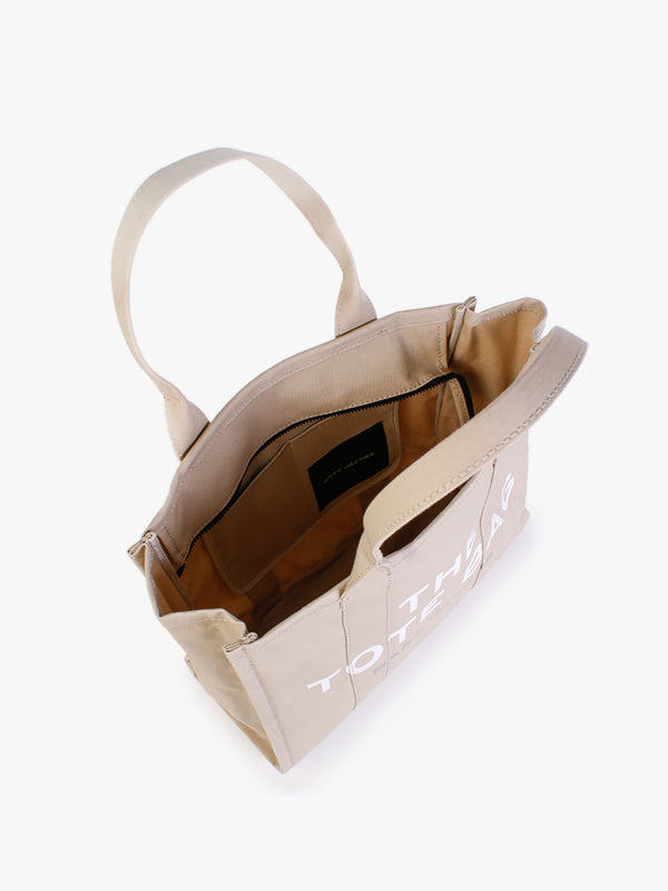 The Large Beige Canvas Tote Bag