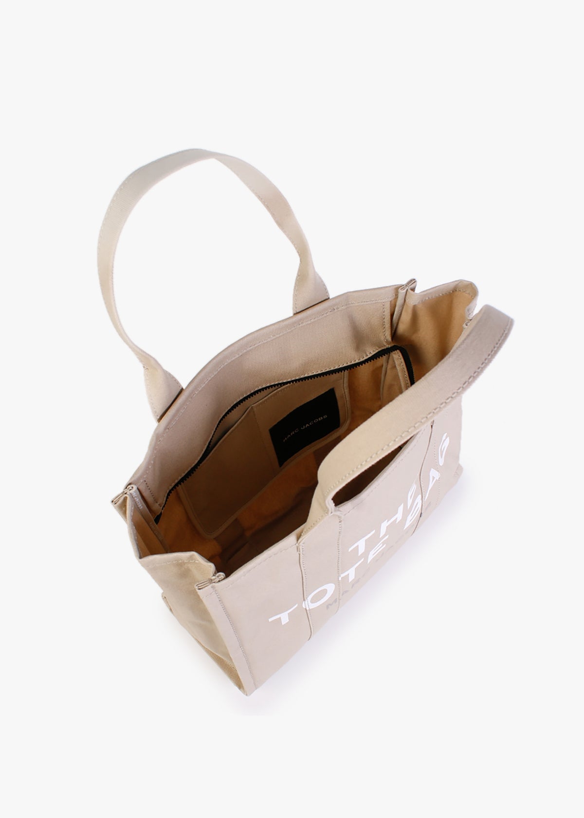 The Large Beige Canvas Tote Bag