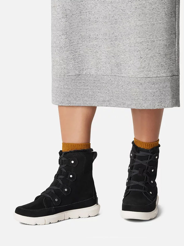 Explorer Next Joan Black Fawn Suede Ankle Boots