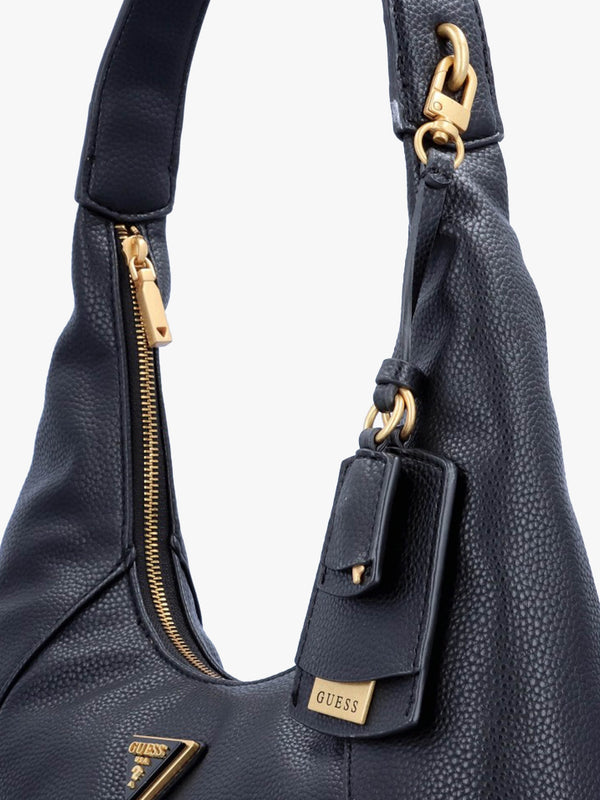 Large Laryn Black Hobo Bag