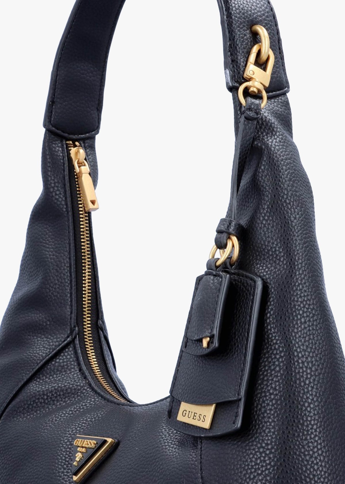 Large Laryn Black Hobo Bag