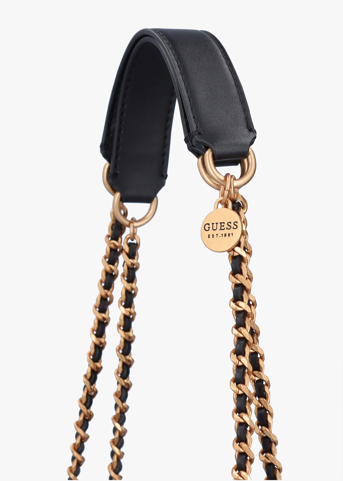 Giully Convertible Black Tweed Cross-Body Bag