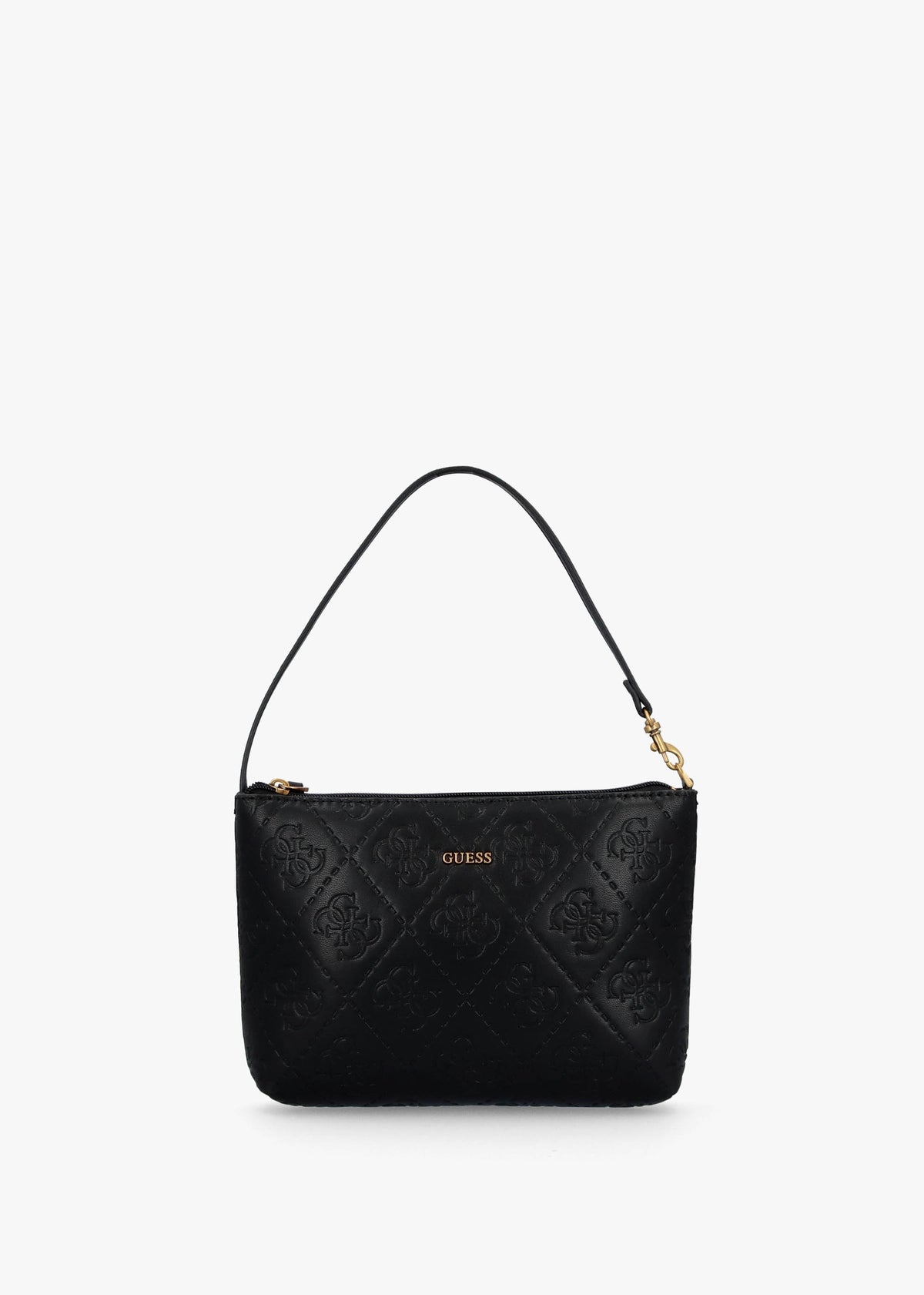 Large Power Play Black Logo Tech Tote Bag