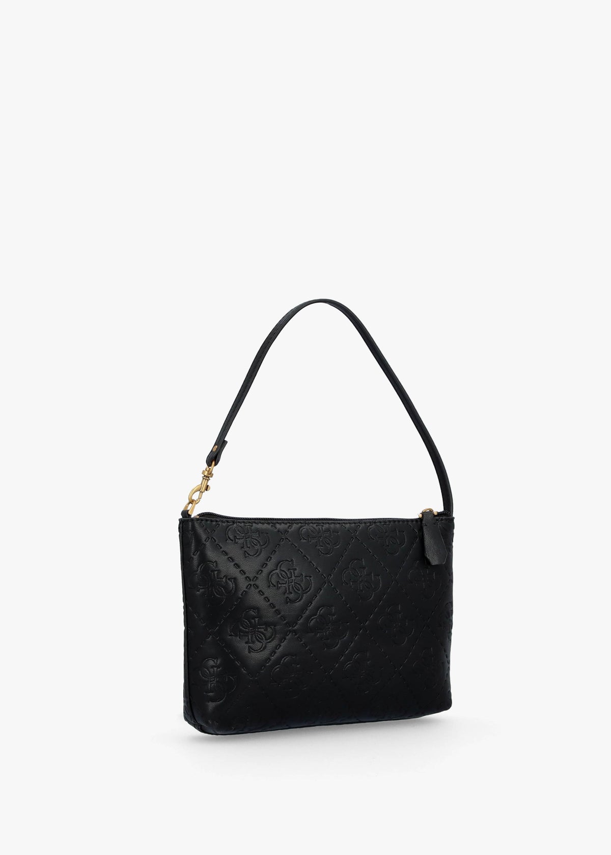 Large Power Play Black Logo Tech Tote Bag