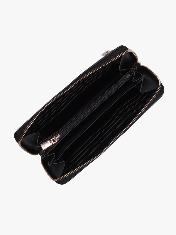 Large Laurel Coal Logo Zip Around Wallet