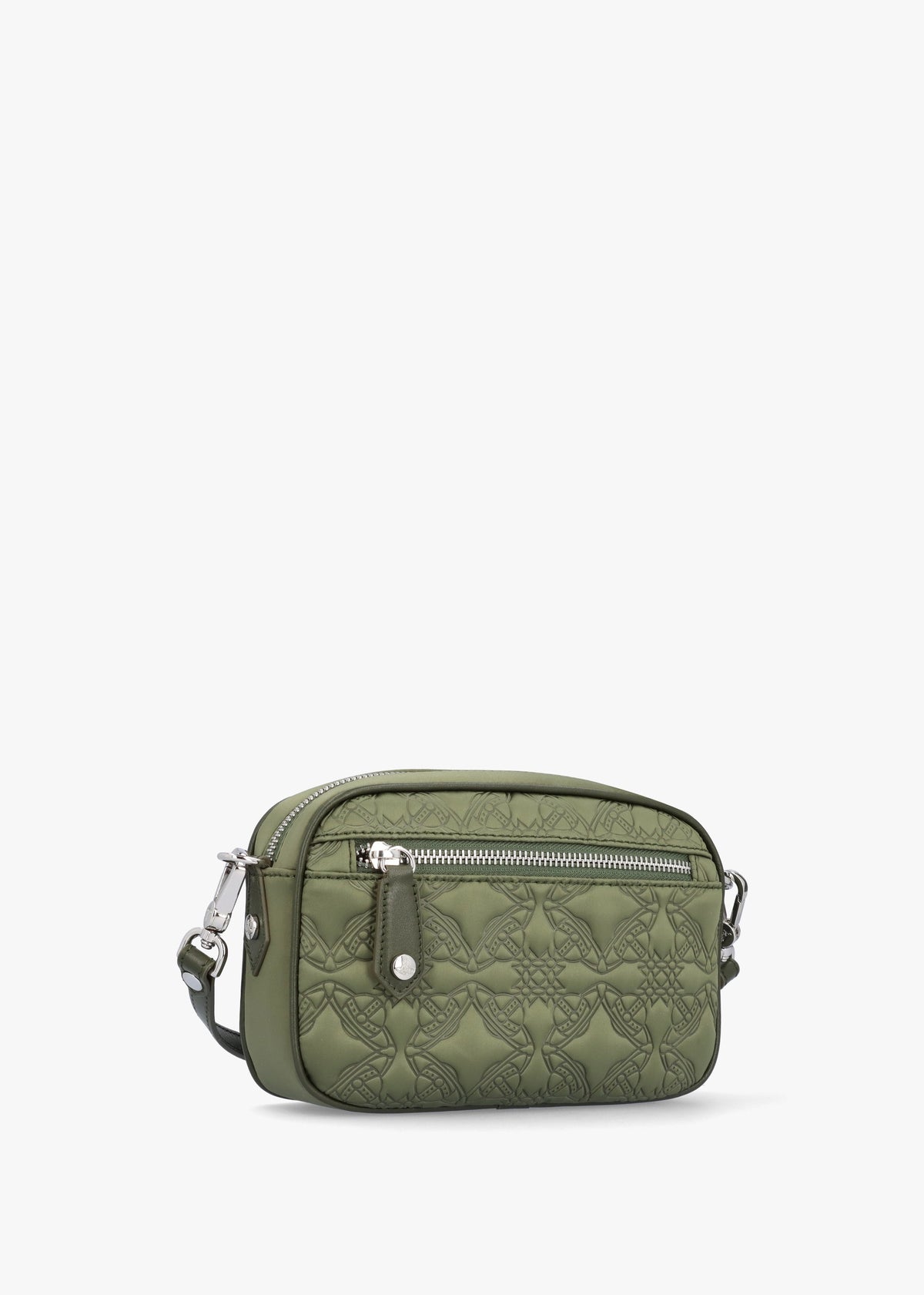 Anna Green Embossed Satin Camera Bag