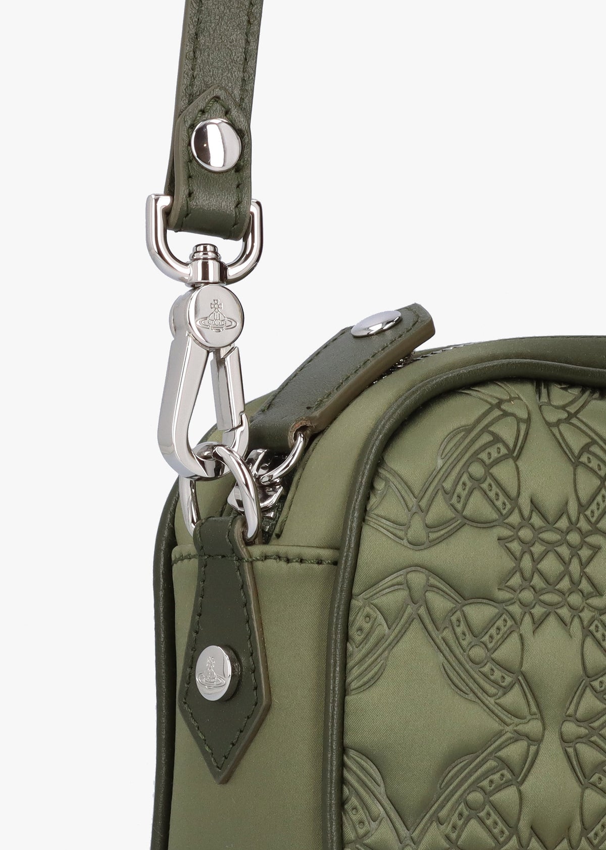 Anna Green Embossed Satin Camera Bag