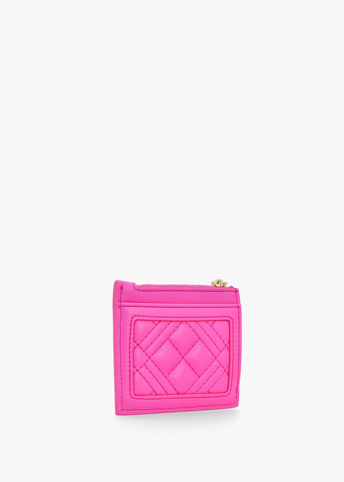 Diamond Quilt Fuxia Card Holder