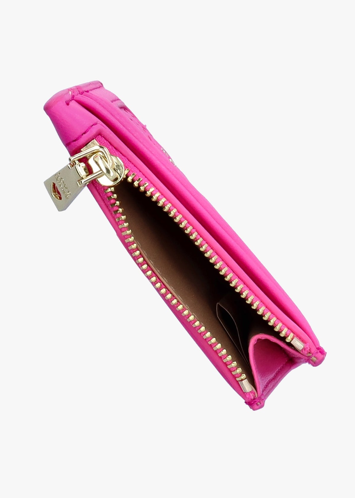 Diamond Quilt Fuxia Card Holder