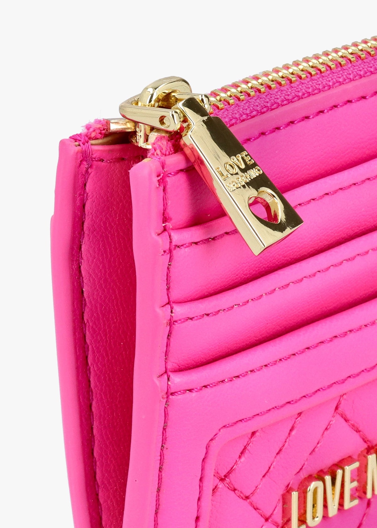 Diamond Quilt Fuxia Card Holder