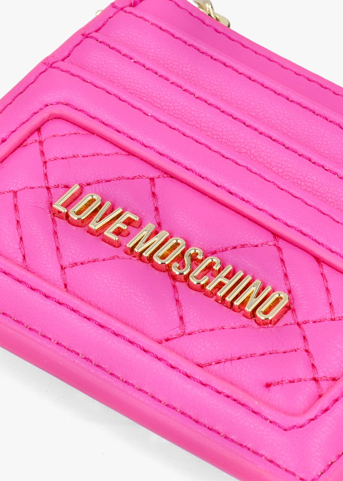 Diamond Quilt Fuxia Card Holder