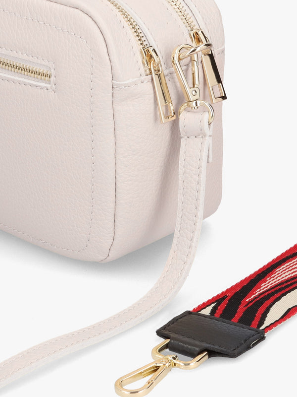 Lydia Beige Leather Camera Bag
