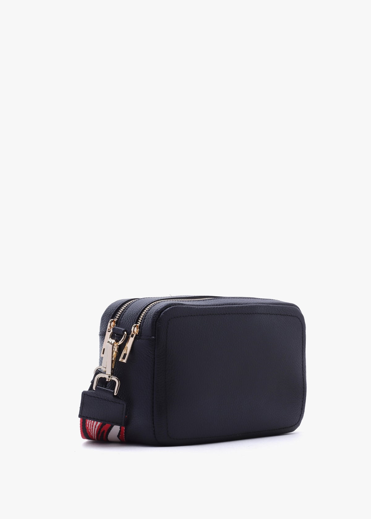 Lydia Black Leather Camera Bag