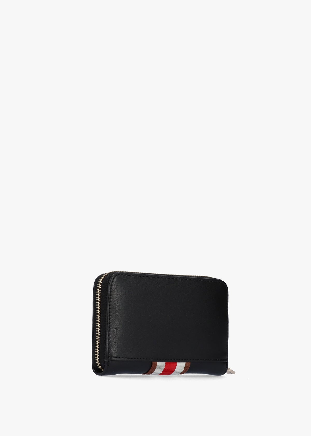 Medium Nelka Black Zip Around Wallet
