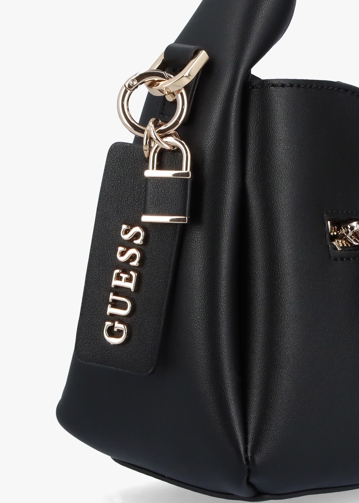 Iwona Black Top Zip Cross-Body Bag