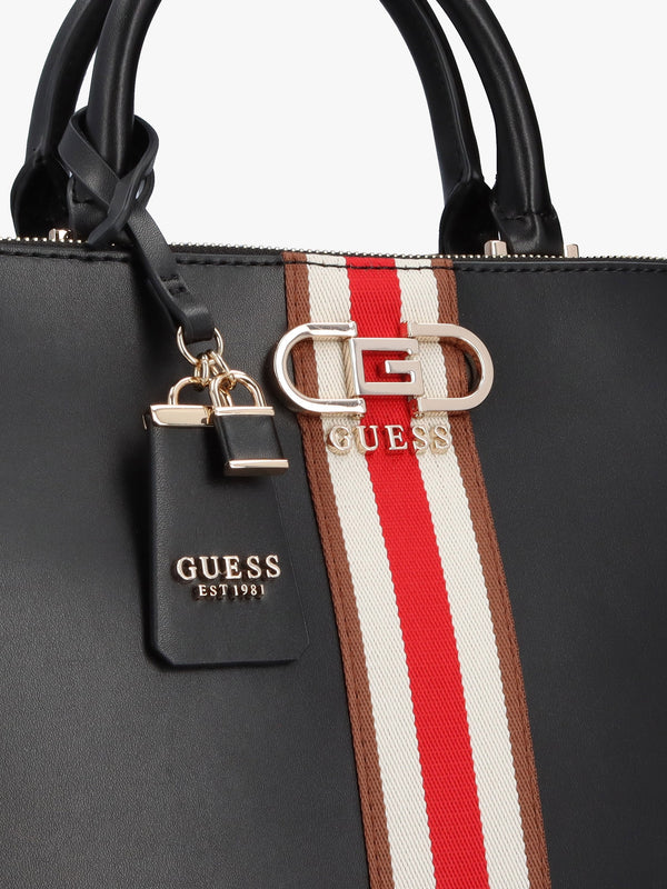 Nelka Status Black Satchel Bag