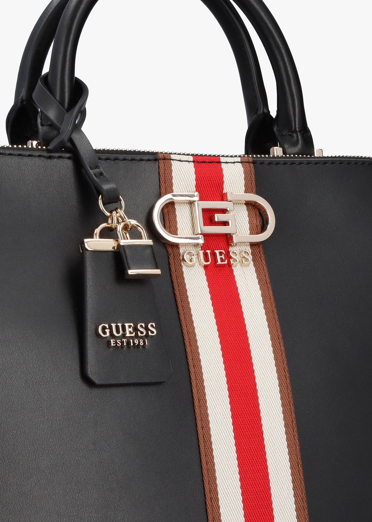 Nelka Status Black Satchel Bag