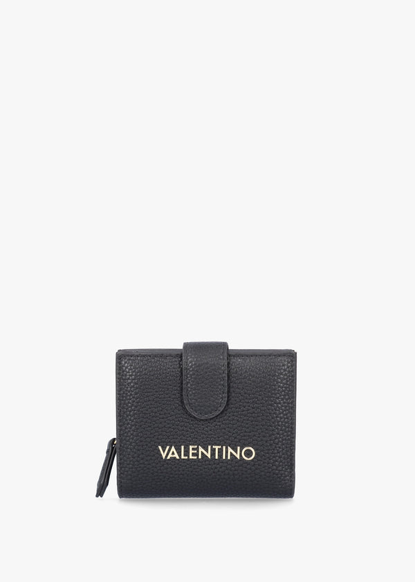 Brixton Small Foldover Nero Wallet