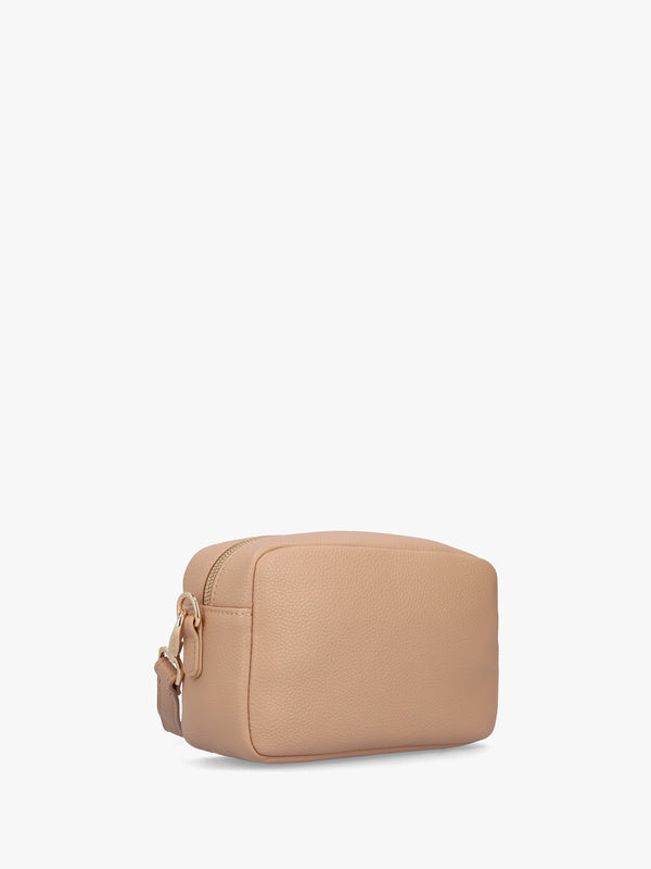 Brixton Beige Pebbled Camera Bag