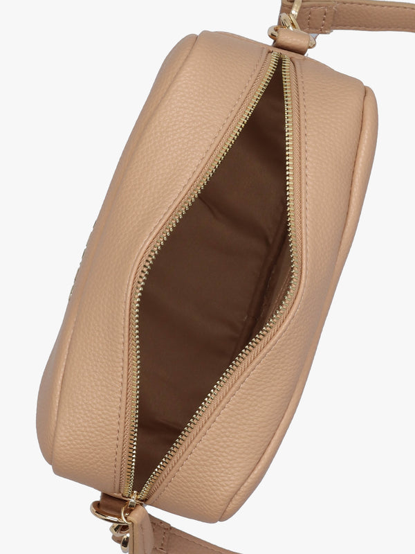 Brixton Beige Pebbled Camera Bag