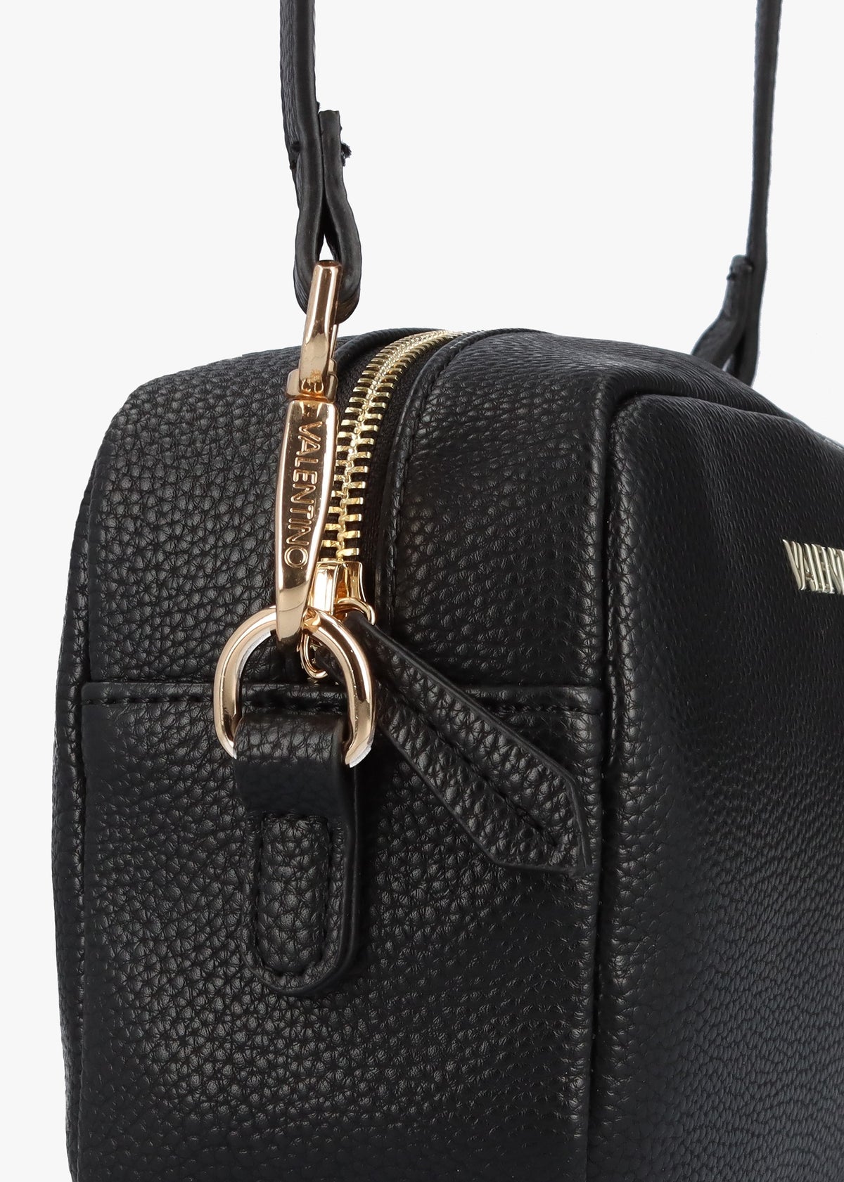 Brixton Nero Pebbled Camera Bag