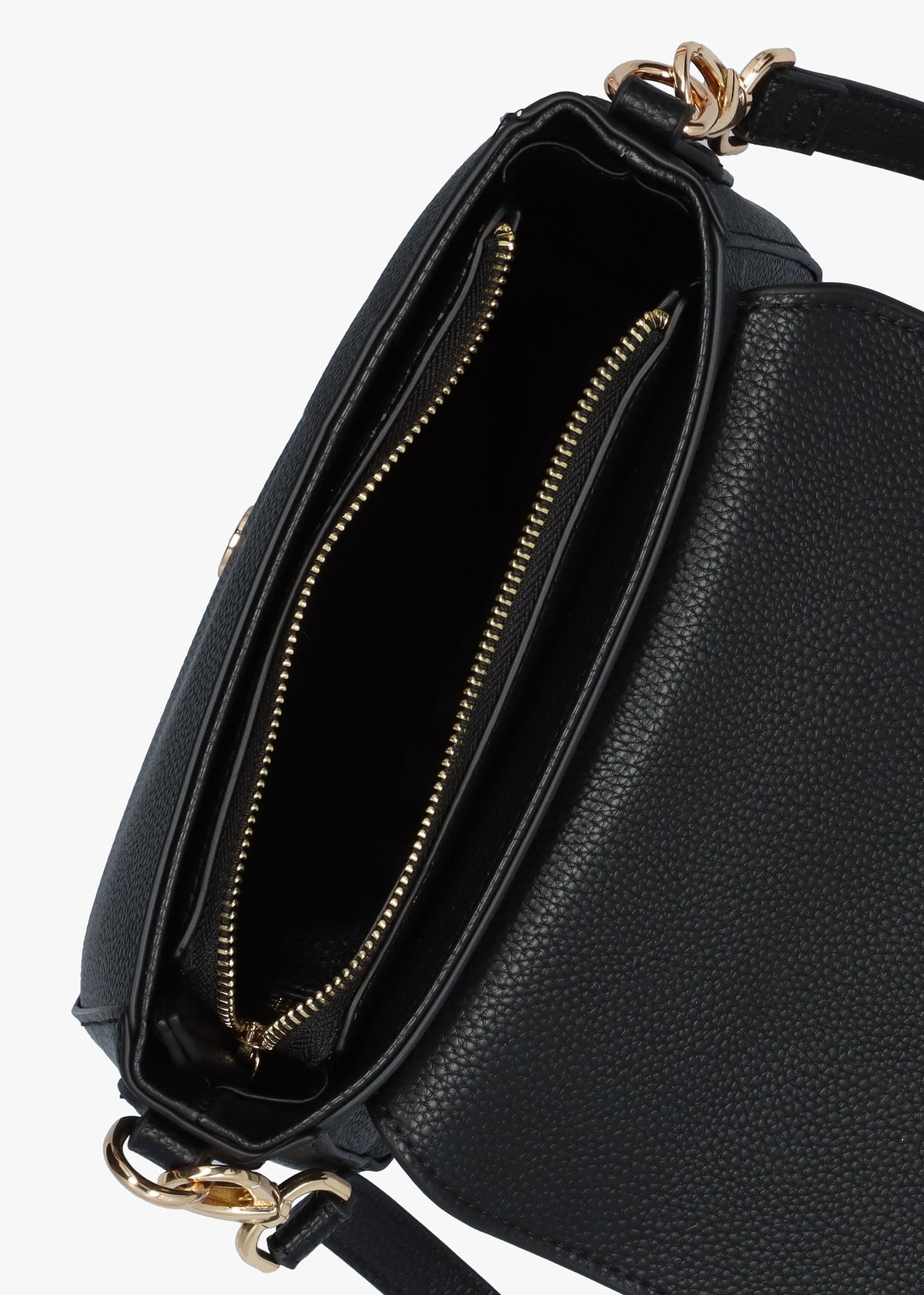 Brixton Flapover Nero Cross-Body Bag