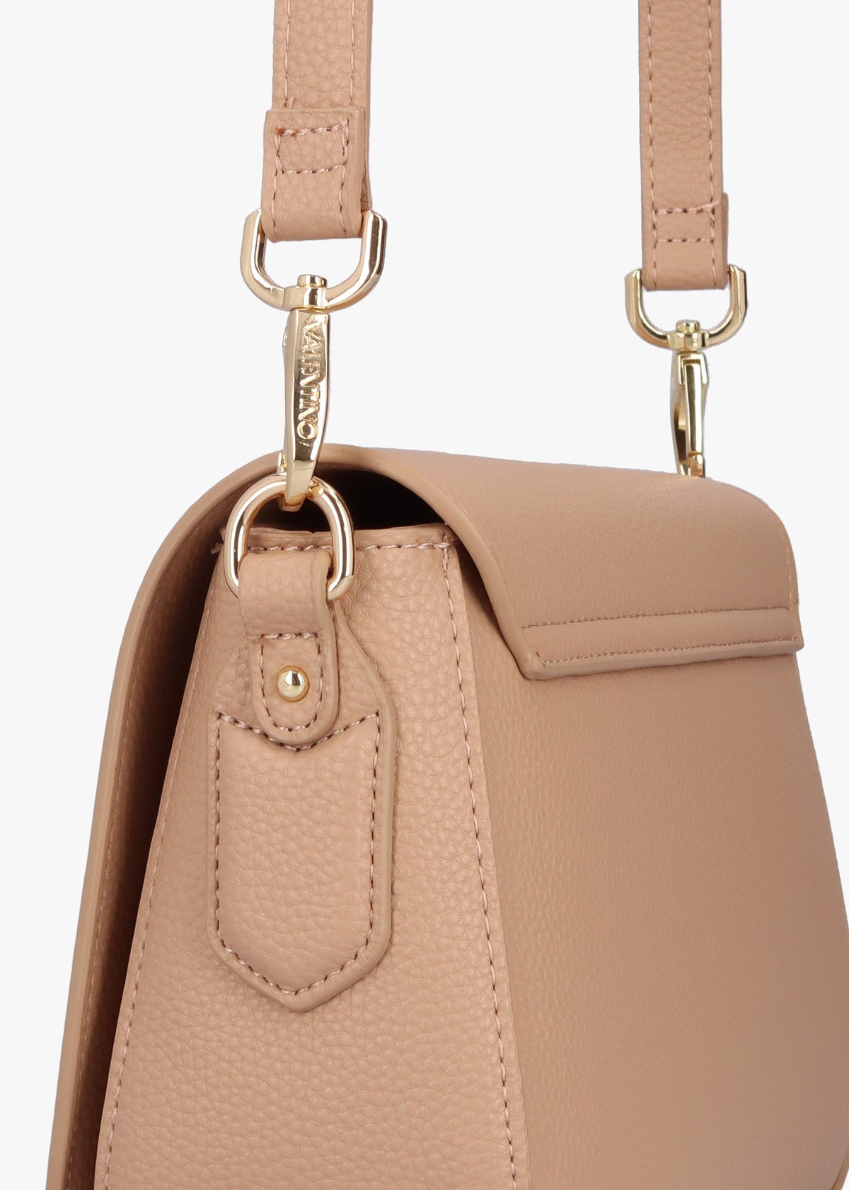 Brixton Flapover Beige Cross-Body Bag