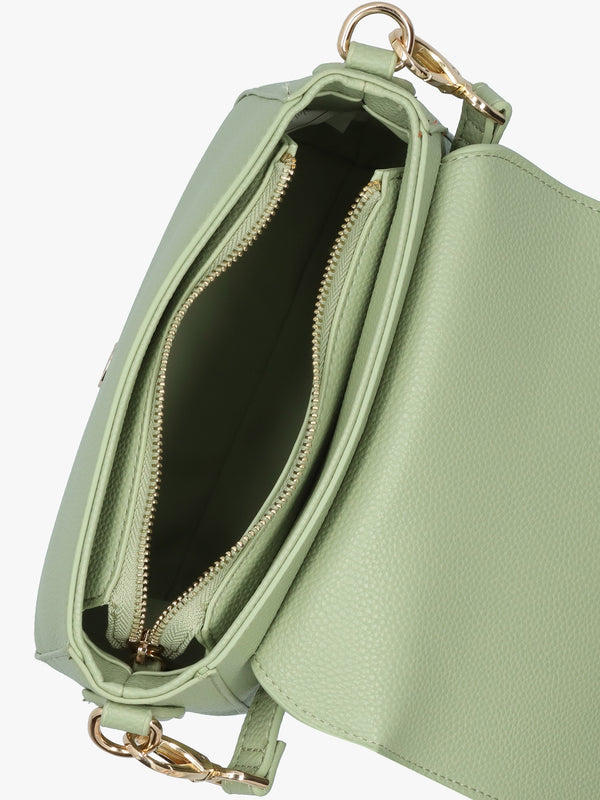 Brixton Flapover Salvia Cross-Body Bag