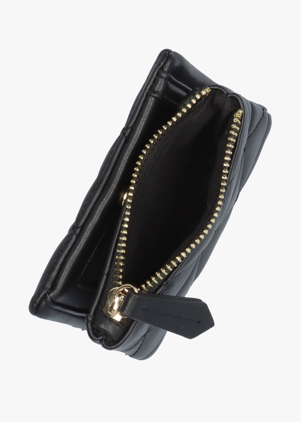 Carnaby Nero Triangle Quilted Nero Wallet