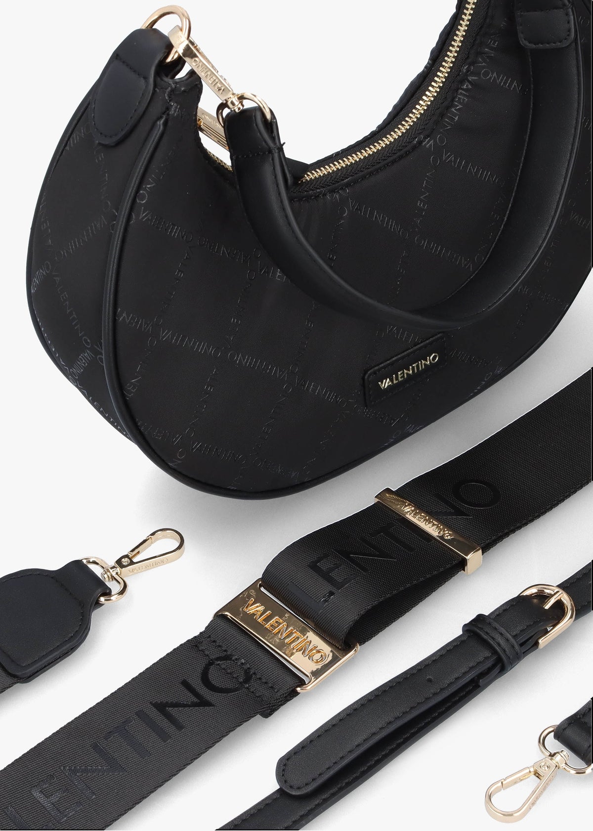 Marais Relove Recycle Logo Nero Hobo Bag