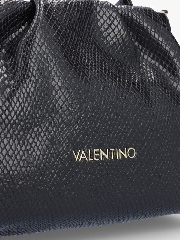 Poplar Reptile Nero Chain Handle Bag