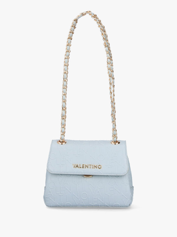 Relax Embossed Logo Polvere Flapover Shoulder Bag