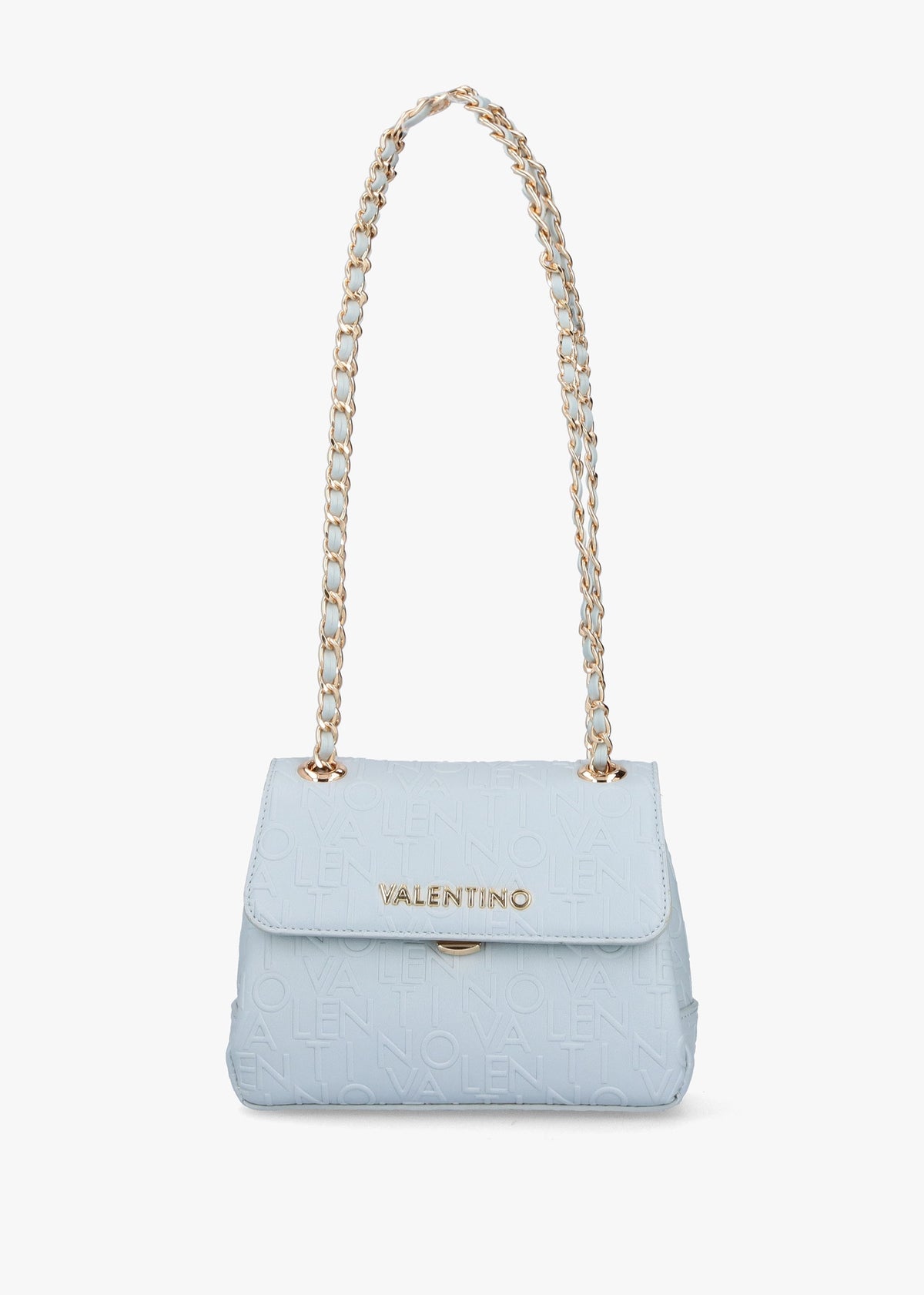 Relax Embossed Logo Polvere Flapover Shoulder Bag