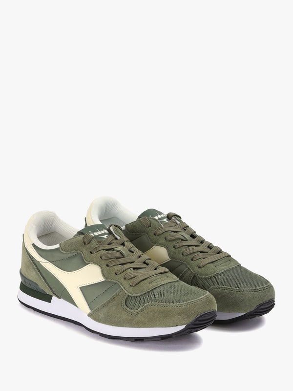 Camaro Olivine Whisper White Retro Trainers