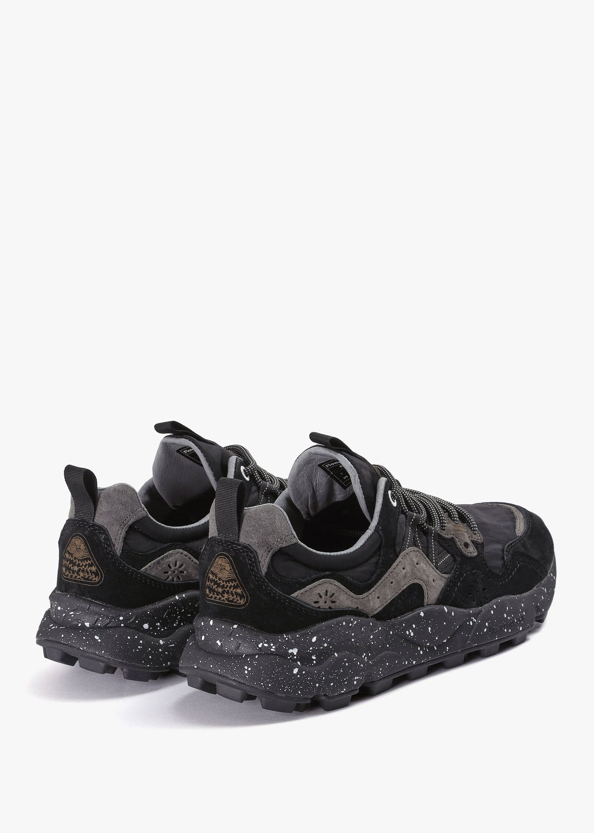 Men’s Yamano 3 Black Suede & Technical Fabric Trainers