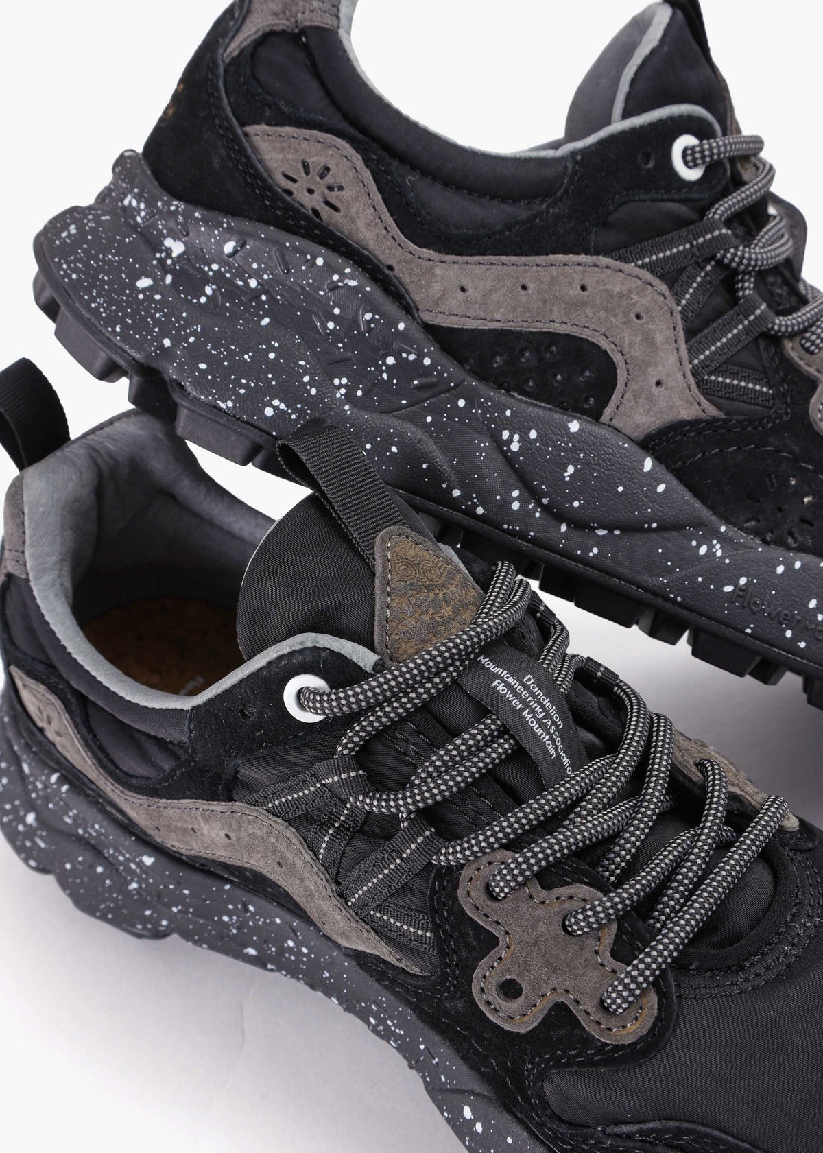 Men’s Yamano 3 Black Suede & Technical Fabric Trainers