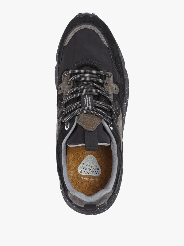 Men’s Yamano 3 Black Suede & Technical Fabric Trainers