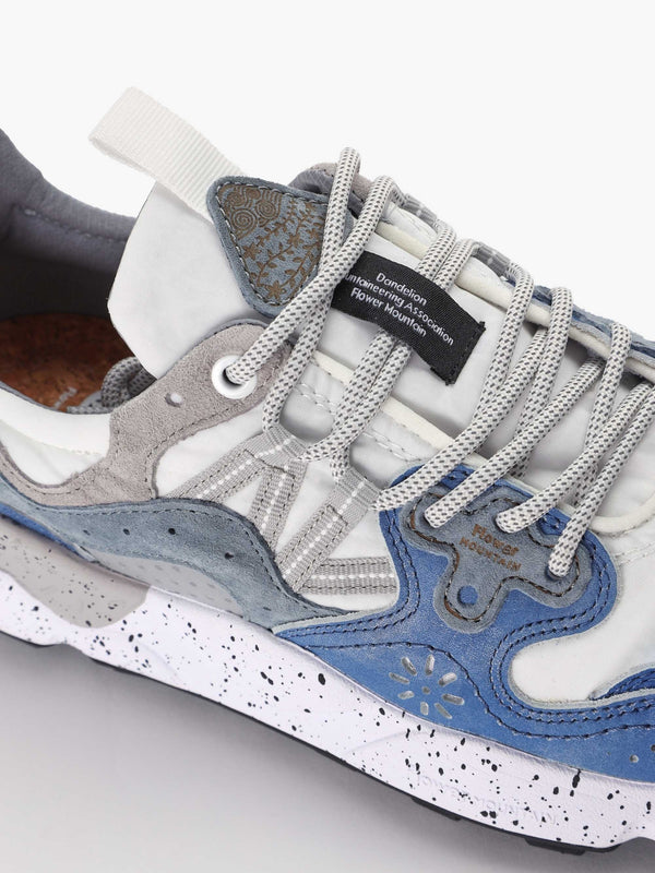 Men’s Yamano 3 Atlantic-White Suede & Technical Fabric Trainers