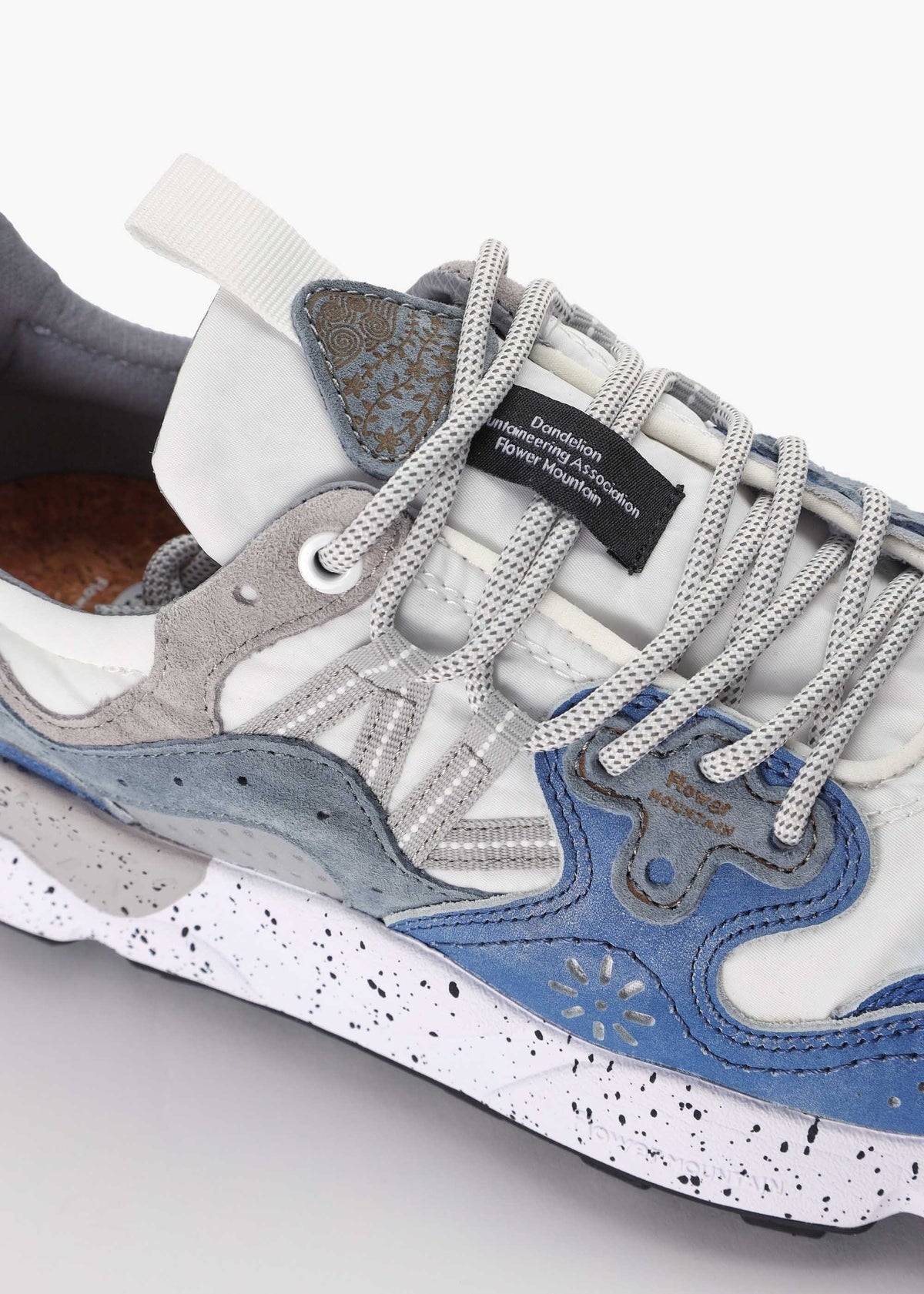 Men’s Yamano 3 Atlantic-White Suede & Technical Fabric Trainers