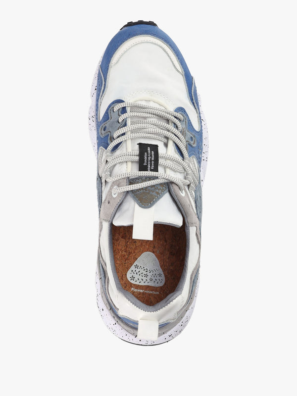 Men’s Yamano 3 Atlantic-White Suede & Technical Fabric Trainers