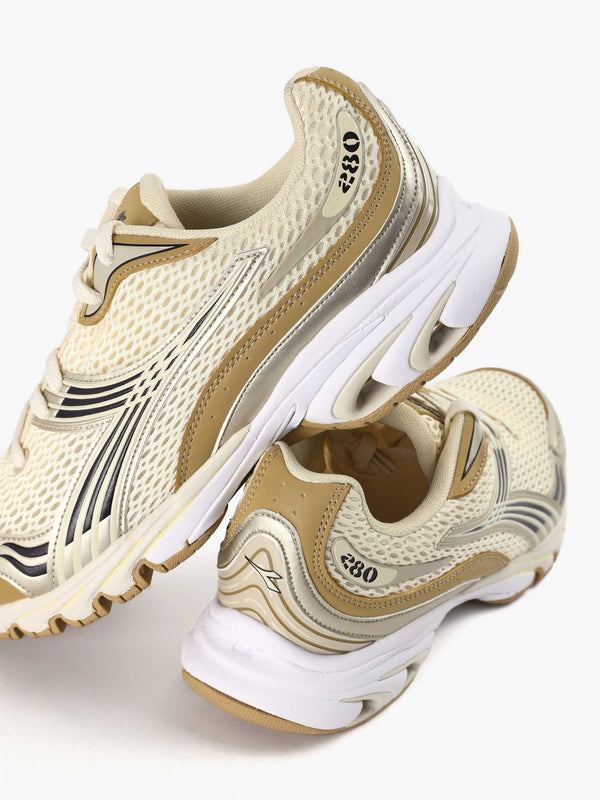 Mythos Propulsion 280 M2 Radiant Yellow Antique White Trainers