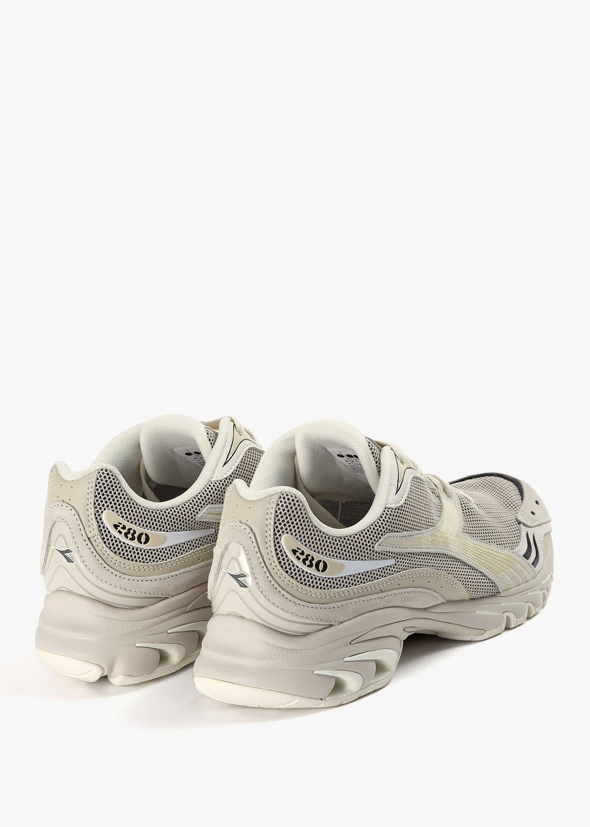 Mythos Propulsion 280 M2 Suede Fog Silver Grey Trainers