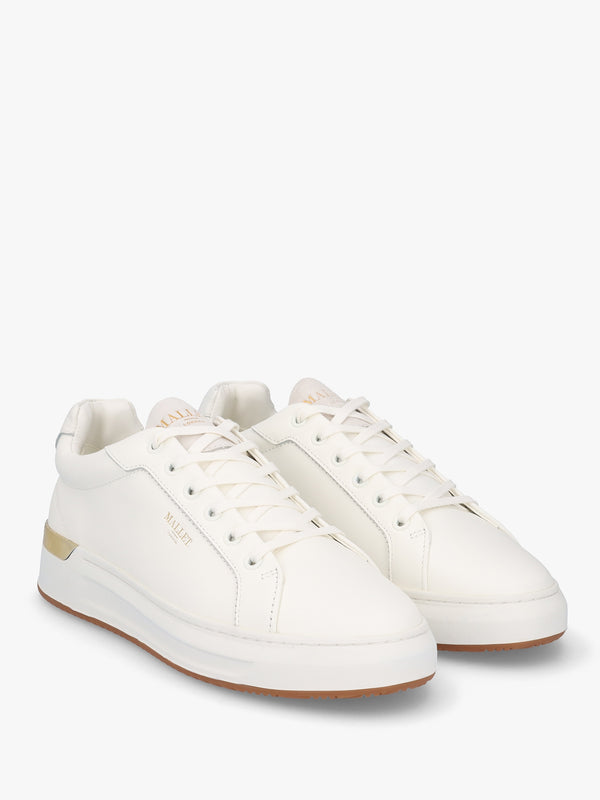 GRFTR White Leather Trainers