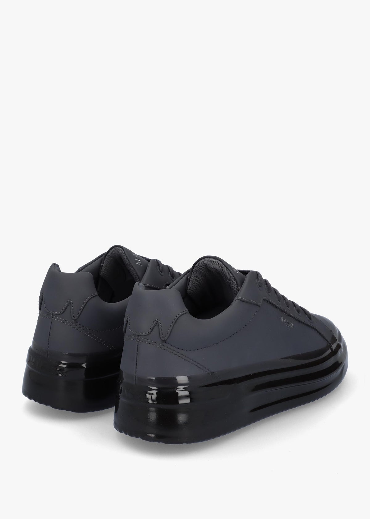 GRFTR Dip Dark Grey Leather Trainers