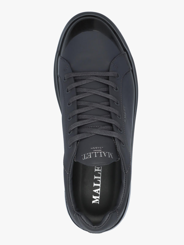 GRFTR Dip Dark Grey Leather Trainers