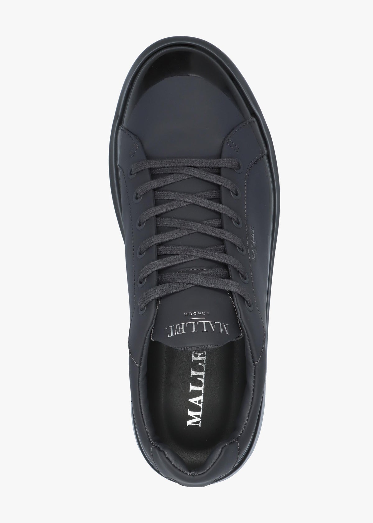 GRFTR Dip Dark Grey Leather Trainers