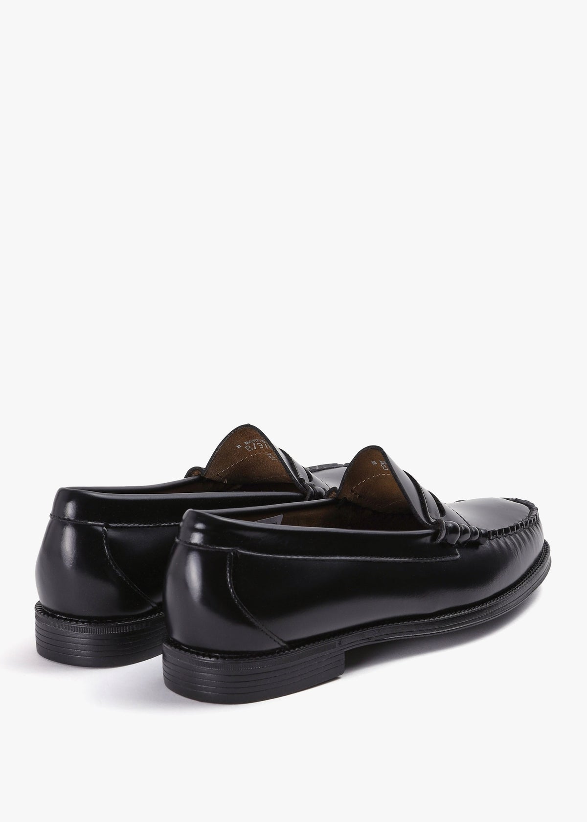 Mens Easy Weejun Larson Moc Penny Loafers In Black